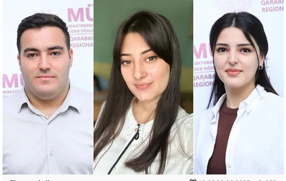 Bir ailədən 3 müəllim imtahanda yüksək nəticə göstərdi – FOTO 
