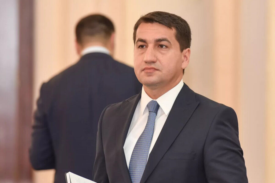 Hikmət Hacıyev diplomatların Laçın səfəri ilə bağlı paylaşım etdi