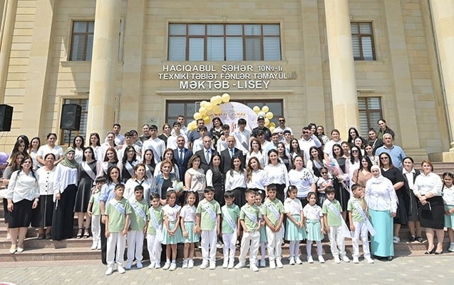 Nazir onların “Son zəng”ində iştirak etdi – FOTOLAR 