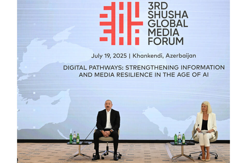 III Şuşa Qlobal Media Forumu keçirilir, İlham Əliyev tədbirdə iştirak edir – FOTO 