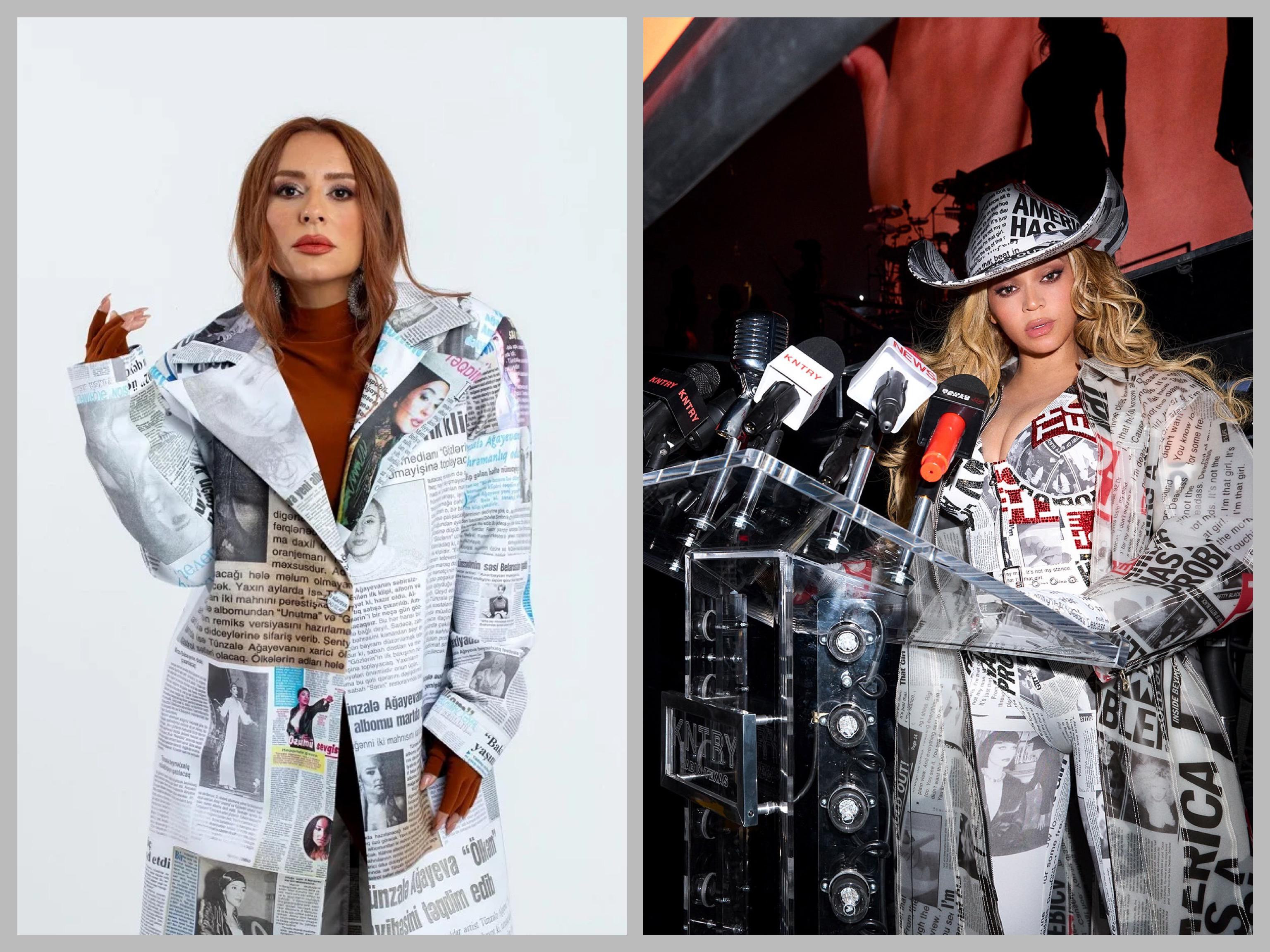 Beyonce Tünzalə Ağayevanı təkrarladı