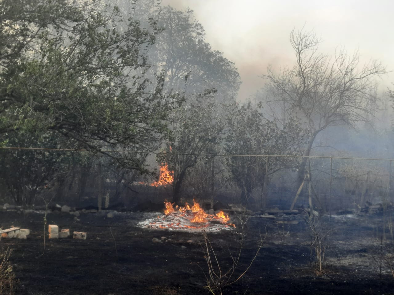 Xocalıda yanğınlar davam edir – FOTO