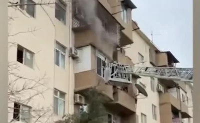 TƏCİLİ: Azərbaycanda DƏHŞƏTLİ YANĞIN BAŞLADI