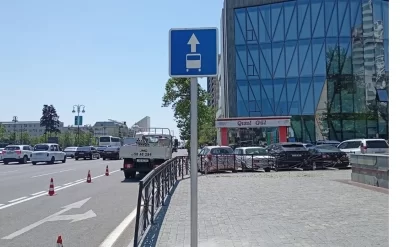 Sabahdan bu zolaqlara girənlər cərimə olunacaqlar