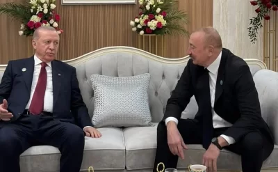 Liderlər çay süfrəsində söhbətləşdilər – FOTO