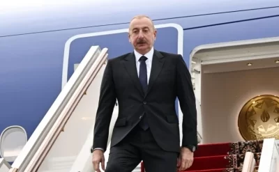Prezident Qazaxıstan səfərindən videoçarx paylaşdı