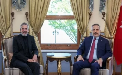 Hakan Fidan İstanbulda Əli Baqerini qəbul edib