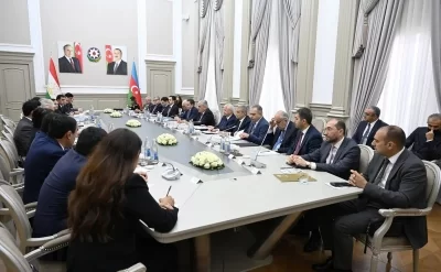 Azərbaycan-Tacikistan Hökumətlərarası Komissiyasının 8-ci iclası keçirildi - FOTO