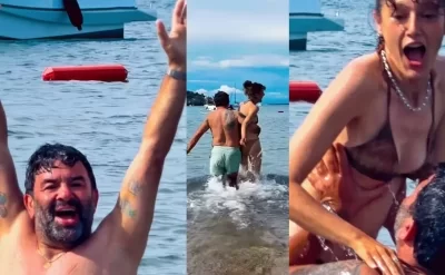 Məşhur aktyor yay mövsümünə sevgilisi ilə start verdi