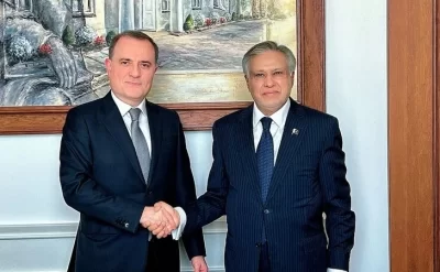 Ceyhun Bayramov və İshaq Dar enerji əməkdaşlığının genişləndirilməsini müzakirə etdilər