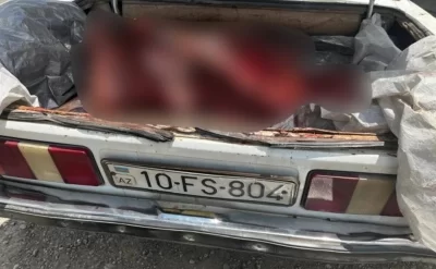 120 kq yararsız əti satmağa aparan şəxs saxlanıldı - FOTO