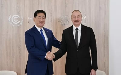 Monqolustan Prezidenti Azərbaycan liderini təbrik edib