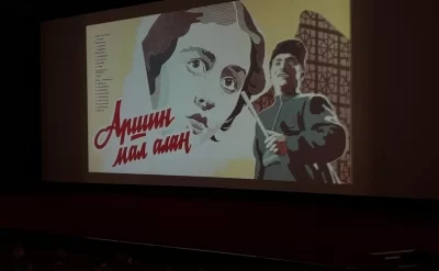 “Arşın mal alan” filminin nümayişi oldu