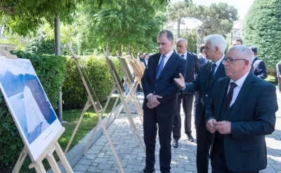Yasamal parkında tarixi su təsərrüfatı obyektlərinə həsr olunan sərgi - Foto