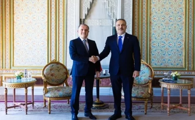 Ceyhun Bayramov Hakan Fidanla görüşdü