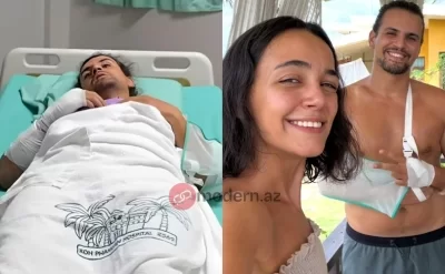 Qabırğaları sınan blogerin son durumu açıqlandı
