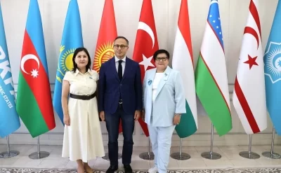 Azərbaycan və Qazaxıstan parlamentariləri TÜRKPA Beynəlxalq Katibliyini ziyarət etdilər - Foto