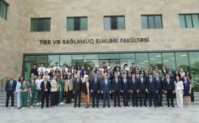 Səhiyyə naziri və Elm və Təhsil naziri Qarabağ Universitetinin Klinikasında olublar