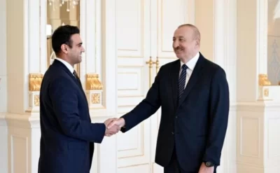 Prezident İlham Əliyev ABŞ Konqresinin Nümayəndələr Palatasının üzvünü qəbul edib