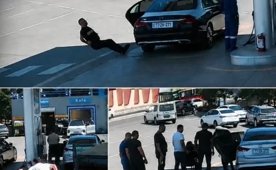 Polis əməkdaşı Bakıda vətəndaşın həyatını BELƏ XİLAS ETDİ - VİDEO