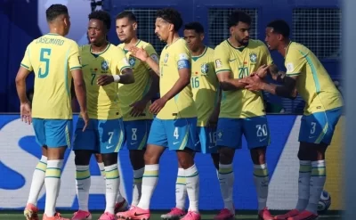 Braziliyə millisi böyükhesablı qələbə qazanıb