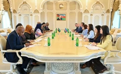 Sahibə Qafarova Mozambik Respublika Assambleyasının sədri ilə görüşdü