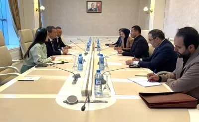 Oman Sultanlığı Şura Məclisinin sədri Bakıda səfərdədir - FOTO