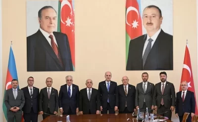 Əli Əsədov TBMM sədri ilə görüşdü