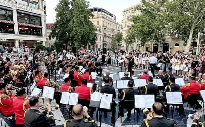 Silahı Qüvvələr Günü Azərbaycan və Türkiyə hərbi orkestrlərinin bayram konserti ilə qeyd olunub