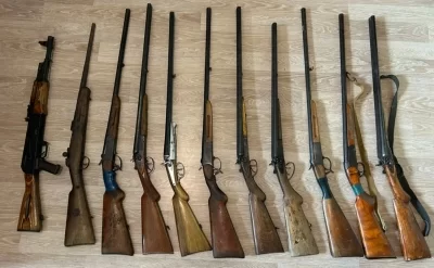 Ötən gün qanunsuz saxlanılan 9 tüfəng, 2 avtomat aşkarlanıb