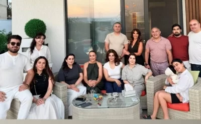 Ədalət Şükürov bağında qonaqlıq verdi - FOTO