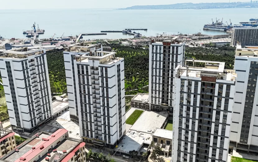 "Highland Residence "də 2 və 3 otaq studiya  mənzillər  ipoteka imkanı ilə - "Kristal"