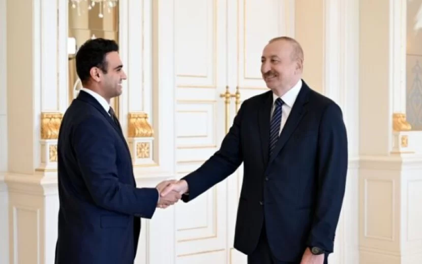 Prezident İlham Əliyev ABŞ Konqresinin Nümayəndələr Palatasının üzvünü qəbul edib