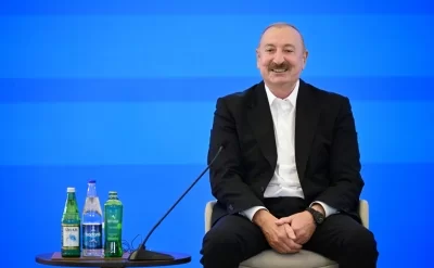 Xanım jurnalistin sözləri Prezidenti güldürdü -VİDEO