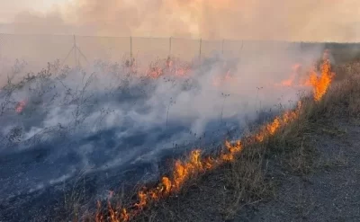 Cəbrayılda yanğın başladı