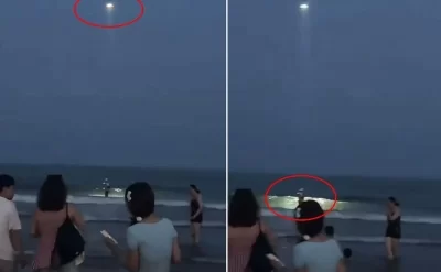 Qadağanı pozdu, dron saniyələr içində başının üzərində peyda oldu