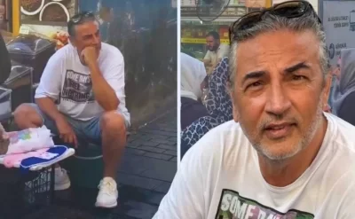 Məşhur müğənni bazarda süngər satdı