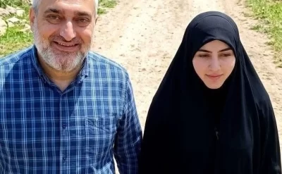 Hicablı qızla bağlı paylaşım edən Üzeyir Abası