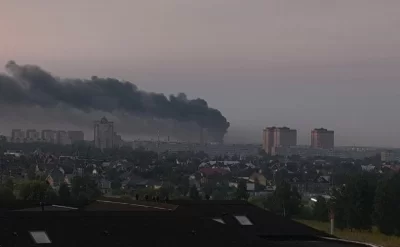 Moskva ALOVLAR İÇİNDƏ: