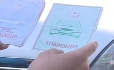 Avtomobili etibarnamə ilə idarə edənlərinə nəzərinə: