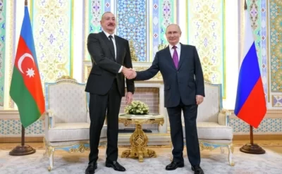 Putin və İlham Əliyev