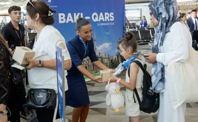 AZAL-ın Qarsa ilk uçuşu