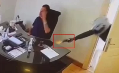 Qapını açan kimi atəş açdı – Mersində şok hadisənin görüntüləri yayıldı