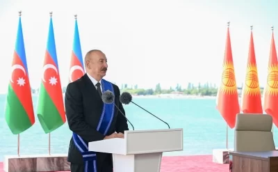 Prezidentin Qırğızıstan səfərindən: “Bu müqaviləni xüsusi qeyd etmək istərdim” - VİDEO