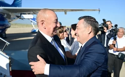 İlham Əliyevin Qırğızıstana səfəri başa çatdı