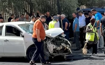 Bakıda qəza oldu, qadın sürücü...