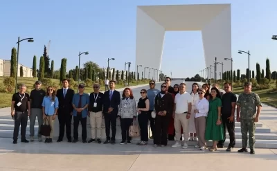 Türkiyənin media nümayəndələri Xankəndidə genişmiqyaslı işlərlə tanış oldular