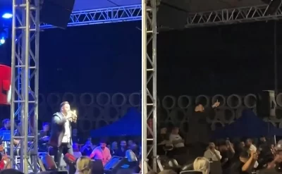 Konyada konsert zamanı sürpriz hadisə: