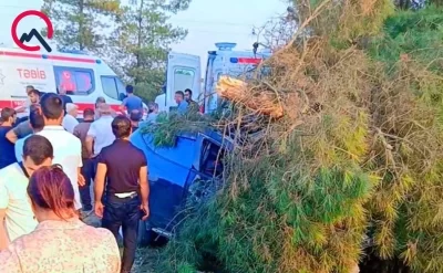 “Hyundai” ağaca çırpıldı, yaralılar var