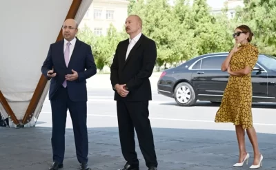 İlham Əliyev Naxçıvan şəhərinin Baş planı ilə tanış oldu